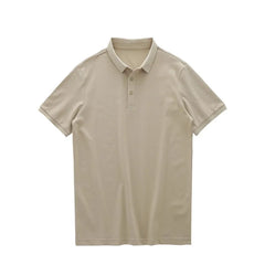 Dukeen Solid Color Polo Shirts for Men Short-Sleeved Golf Wear Summer