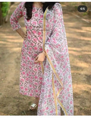 Palazzo Kurta Set for Women Printed Salwar Kameez Dupatta Beautiful