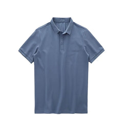 Dukeen Solid Color Polo Shirts for Men Short-Sleeved Golf Wear Summer