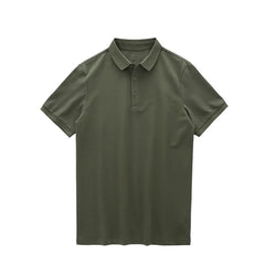 Dukeen Solid Color Polo Shirts for Men Short-Sleeved Golf Wear Summer