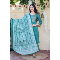 Handmade Kurti Pant Women Palazzo Kurta Dupatta Salwar Kameez