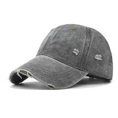 Distressed Baseball Cap Dad Hats for Men Women Vintage Washed Cotton