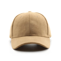 FS Khaki Beige Cashmere Baseball Hat For Men Stylish Japanese Korean