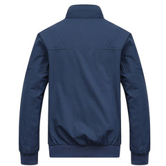 Fashion Autumn Jackets Men Casual Solid Color Bomber Jacket Men New in