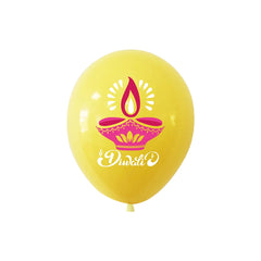 Diwali Theme Party Balloons,Happy Diwali Balloon, 12 inch Elephant