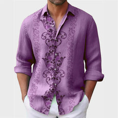 6 -color men's shirt printed men's shirt explosion model spring and