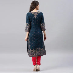 Kurtas for Women Spring Summer Women's Indian Dress Cotton Printed