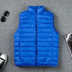 Coat Ultralight Sleeveless Puffer Vest Jacket Ultra Thin Warm