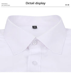 Orange Mens Dress Shirts 2023 Autumn New Regular Fit Stretch Shirt Men