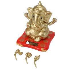 Ganesha God Statues Solar Powered Indian Ganesha Idol