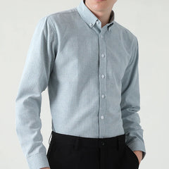 2023 New Oxford Spinning Shirt Men's Long-sleeved Spring and Fall