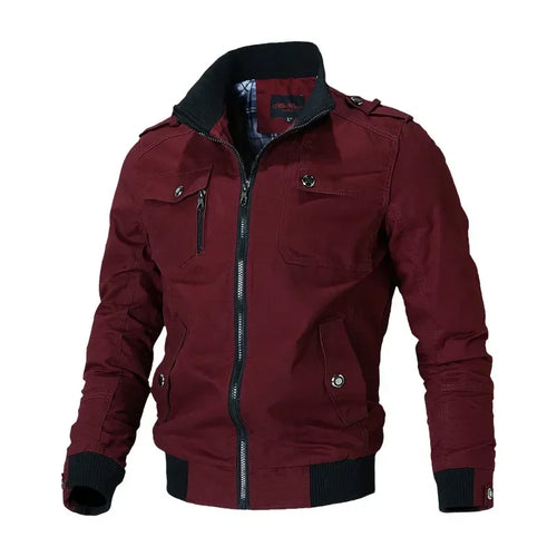 Cargo Jacket Men Casual Windbreaker Jacket Coat Men Spring Autumn New