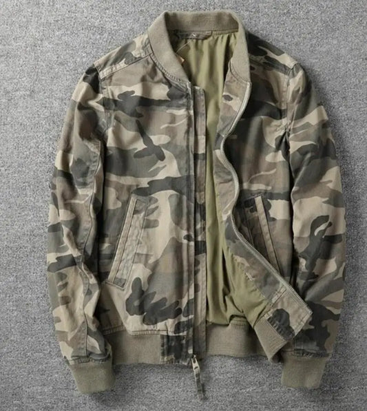 Autumn Winter Jackets American Camouflage Work Coat Men's Casual