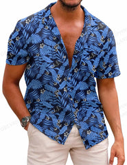 Tropic Leaves 3d Print Shirts Men's Women's Shirts Men's Vocation