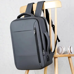 Men Large Capacity Backpack USB Charging Male Laptop Bagpack