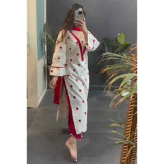 Women Party Wear Kurta Palazzo with Dupatta Set Wedding Kurti Dress