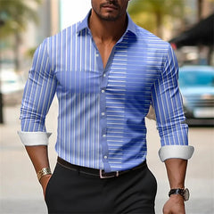 Men's shirt button up shirt casual shirt business casual 3D printed