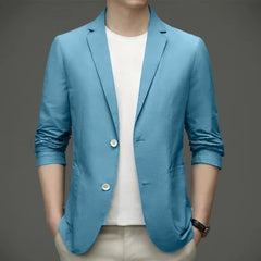 Men Lightweight Suit Coat Men's Formal Summer Suit Coat with Lapel