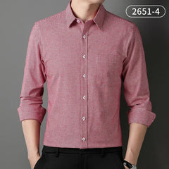 100%cotton sanding full shirts for men slim fit Casual houndstooth