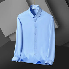 High Quality Stretch Anti-Wrinkle Men Shirts Long Sleeve Dress Shirts