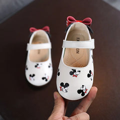 Disney Kid Shoes Autumn Mickey Mouse Kid Cartoon Shoes Versatile