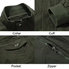 Big Size 6XL Army Cargo Jackets Men Spring Autumn Military