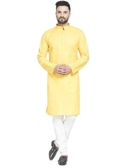 Mens Kurta Pajama Set Cotton Indian Ethnic Traditional Plain Dress