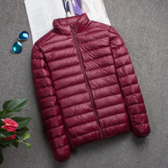 New Brand Autumn Winter Light Down Jacket Men's Fashion Hooded Short