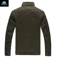 6XL Men's MA-1 Cargo Jacket Autumn Winter Cotton Tactical Unload