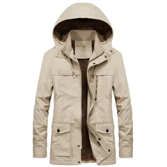 New Military Thick Warm Man Jacket Winter Parkas Casual Cotton Padded