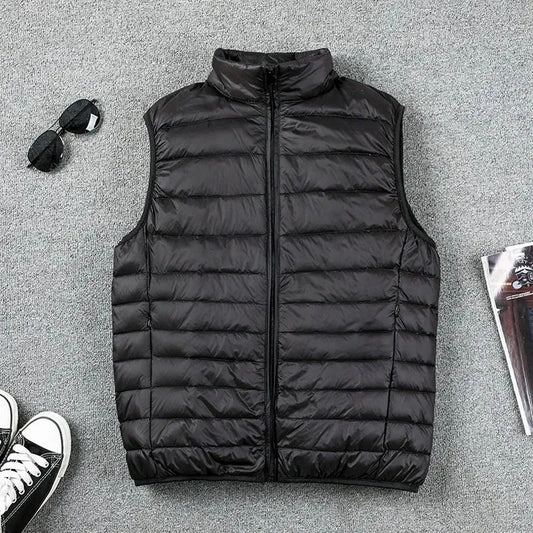 Coat Ultralight Sleeveless Puffer Vest Jacket Ultra Thin Warm