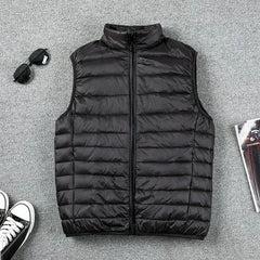 Coat Ultralight Sleeveless Puffer Vest Jacket Ultra Thin Warm