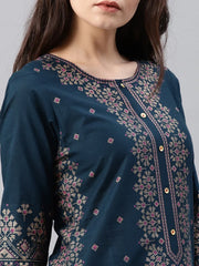 Kurtas for Women Spring Summer Women's Indian Dress Cotton Printed