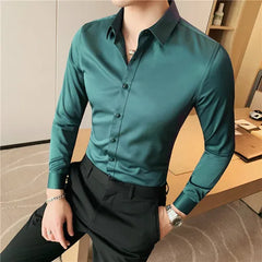 10 Color Summer New Mens Short-sleeved Shirt Cotton Casual Business