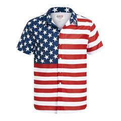 America Hawaiian Flag Men Fashion Shirts For Man weed Clothing 3D