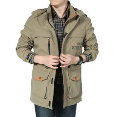 Autumn And Winter Outdoor Casual Charge Clothes Middle-aged Jacket