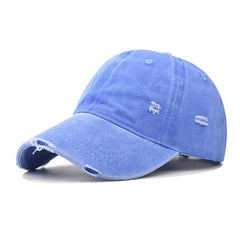 Distressed Baseball Cap Dad Hats for Men Women Vintage Washed Cotton