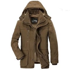 Winter Mens Long Down Jacket Good Quality Hooded Thicked Warm Parkas