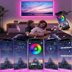 LED Strip Light Color USB RGB Tpae Bluetooth LED Strip Bedroom