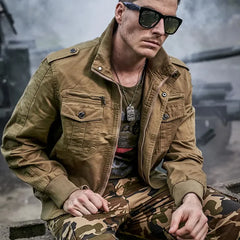 Big Size 6XL Army Cargo Jackets Men Spring Autumn Military