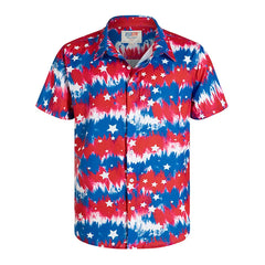 America Hawaiian Flag Men Fashion Shirts For Man weed Clothing 3D