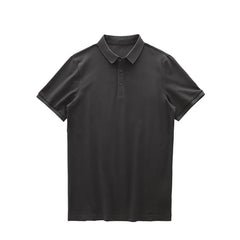 Dukeen Solid Color Polo Shirts for Men Short-Sleeved Golf Wear Summer