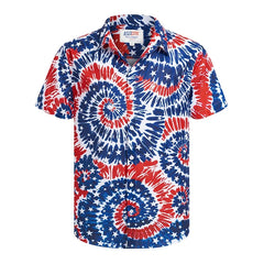 America Hawaiian Flag Men Fashion Shirts For Man Weed Clothing 3D