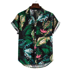 Shirt For Mens Hawaiian Banana Fruit Casual 3D Printed Beach Short