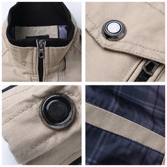 Cargo Jacket Men Casual Windbreaker Jacket Coat Men Spring Autumn New