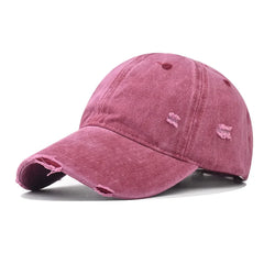 Distressed Baseball Cap Dad Hats for Men Women Vintage Washed Cotton