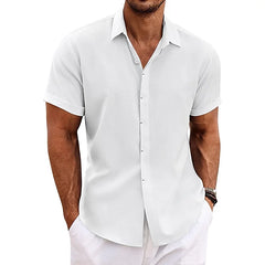 Linen shirt tribal ethnic men's riding shirt linen shirt casual summer