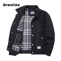 New Men Spring Autumn Fashion Casual Breathable Cargo Jacket Coats Men