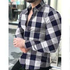 Men's shirt pattern shirt 3D printing plus size street daily long