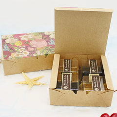 20pcs Gift Box Kraft Paperboard Box Cookie Packaging Box Macaron Box